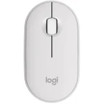 Logitech Pebble Mouse M350S bílá / bezdrátová optická myš / 3 tlačítka / 4000dpi (910-007013)