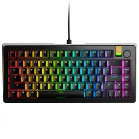 Glorious GMMK 3 Pro HE 75% - Fox HE ANSI černá / herní 75% TKL / USB-C / ANSI (US) layout / Fox HE / RGB / 1.4m (GLO-KB-GMMK3-PRO-75-PB-HE-W-BLK-US)