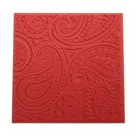 CERNIT polymerová textura - paisley 90 x 90mm
