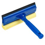 Stěrka na okna s houbou, gumový břit 20cm, NECO