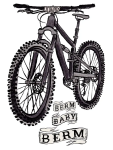 Bavlněné triko CYCOLOGY Berm Baby Berm, pánské, krátký rukáv (Motiv Berm Baby Berm, velikost XL)