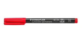 Staedtler Lumocolor 317 M červená / Popisovač / Permanentní / 1 mm / OHP (317-2)