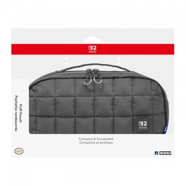 HORI Switch 2 Puff Pouch černá / ochranný obal pro Nintendo Switch 2 (4961818039957)