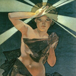 Nástěnný poznámkový kalendář 2026 NOTIQUE - Alfons Mucha, 30 x 30 cm