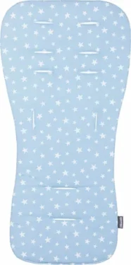 CHIPOLINO Měkká podložka do kočárku Blue stars (160003)