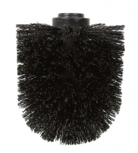 Kielle - Náhradní díly Náhradní štětiny WC kartáče, černá 90403184