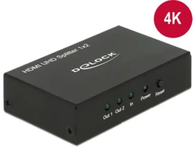 Delock HDMI UHD Splitter 1 x HDMI vstup 2 x HDMI výstup 4K (18682DE)