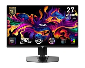 26.5" MSI MAG 271QP X28 černá / QHD / QD-OLED / 16:9 / 0.03ms / 1500000:1 / 450cd-m2 / HDMI+DP+USB-C / VESA (MAG 271QP QD-OLED X28)