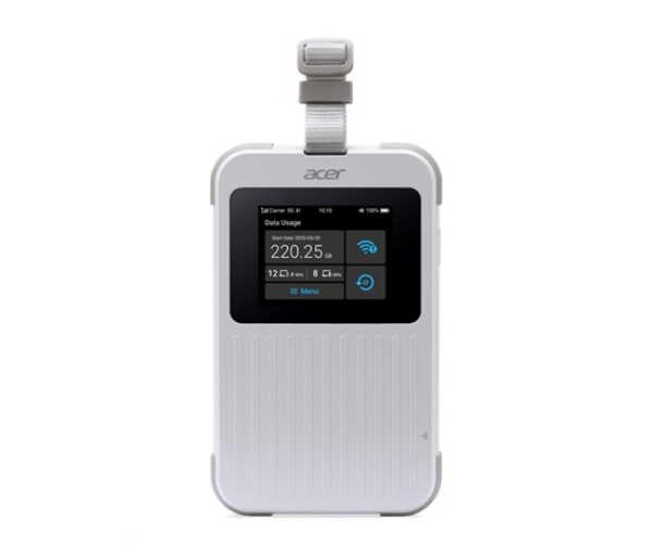 ACER Router Connect Enduro M6E,20GB SIMO,5G,LTE,2.4" touch display,Wifi,NFC,USB-C,2.4GHz,8000mAh,White EDF_11294778