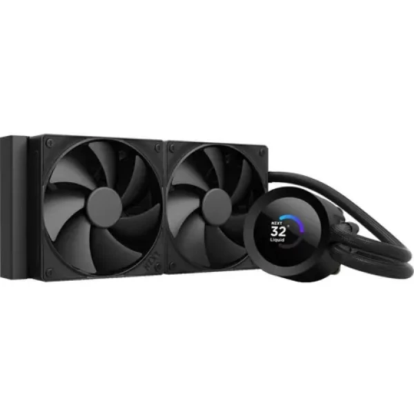 NZXT Kraken Plus 240 černá / 2x 120mm / Fluid Dynamic Bearing / 30 dB @ 2000 RPM / 73.47 CFM / AMD + Intel (RL-KN240-B2)