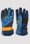 Chlapecké lyžařské rukavice Noviti RN0698 modrá 16 cm