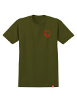 Spitfire LIL BIGHEAD MIL.GRN/RED pánské tričko krátkým rukávem
