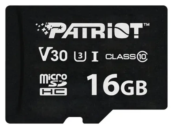 Patriot VX V30 U3 / Paměťová karta microSDHC / 16GB / UHS-I U3 / V30 / Class 10 / 90 MB/s (PSF16GVX31MCH)