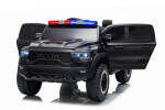 Mamido Elektrické autíčko Dodge Ram černé s majáky 4x4 | 12V10Ah