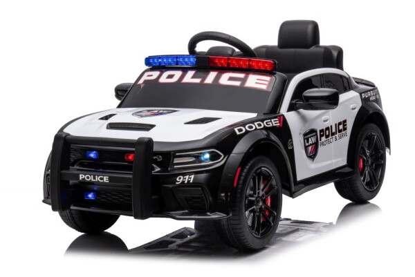 Mamido Elektrické autíčko Dodge Charger policejní bílé