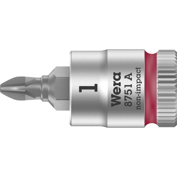 Wera 8751 A 05003350001 křížový PH nástrčný klíč funkce zadržení 6.3 mm 1/4 PH 1 1/4 (6,3 mm)