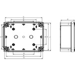 Spelsberg TK PC 1813-13f-m instalační rozvodnice 180 x 137 x 130 polystyren, polykarbonát, polyuretan, polyamid světle š