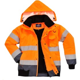 Portwest Bunda Hi-Vis C465 víceúčelová oranžová/modrá