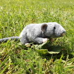 Plyšová myš 19 cm, ECO-FRIENDLY