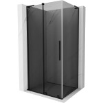 MEXEN/S - Velar L sprchový kout, posuvné dveře 90 x 120, grafit, černá 871-090-120-43-70