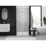 MEXEN - Exo sprchové dveře křídlové 120, transparent, chrom 819-120-000-01-00