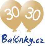 Balónek 30. narozeniny zlatý metalický Balonky.cz Balónek 30. narozeniny zlatý metalický Balonky.cz