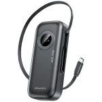 AWEI PA-9 černá / Powerbanka / 10 000 mAh / 22,5W / Vestavěný USB-C kabel (PA-9)