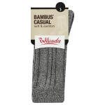 Zimní bambusové ponožky BAMBUS CASUAL SOCKS - BELLINDA - šedý melír 39 - 42