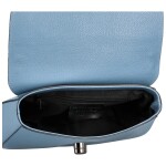 Elegantní dámská kožená crossbody kabelka Triss, modrá