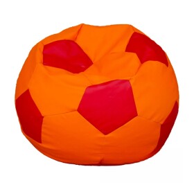 FRONTI Sedací vak - míč 70 cm - oranžová + červená