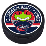 Mustang Puk Columbus Blue Jackets NHL Stinger Mascot Textured Puck