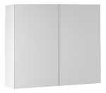 AQUALINE Vega galerka se zrcadlem , 80x70x18, bílá
