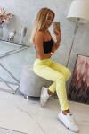 Kalhoty v barvě denim yellow M