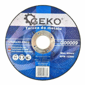 GEKO Řezný kotouč na kov 125x6x22.23mm (G00009)