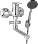 JB Sanitary Nástěnná umyvadlová a sprchová baterie TIRA, rozteč 100 mm s příslušenstvím, ramínko 200 mm D10 31 01