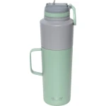 Asobu Twin Pack Bottle with Mug Mint 0.9 L + 0.6 L / Termoláhev + hrnek / nerezová ocel (TWP33 MINT)