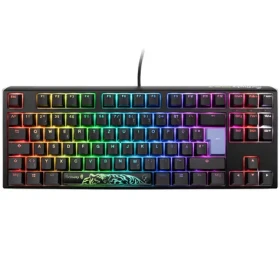 Ducky One 3 Classic TKL Cherry MX-Red černá / herní klávesnice / podsvícená / mechanická / drátová USB-C / DE (DKON2187ST-RDEPDCLAWSC1)