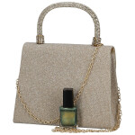 Módní dámská plesová kabelka Michelle Moon Melita, zlatá