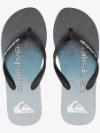 Quiksilver MOLOKAI ART II BLACK/BLUE/GREY pánské žabky