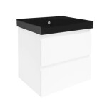 Koupelnová skříňka s umyvadlem SAT B-Way 59x50x45 cm bílá lesk BWAY260WU1B BWAY260WU1B