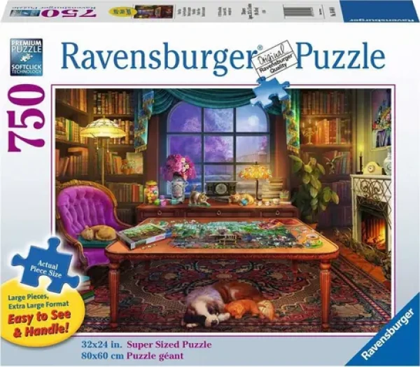 Ravensburger Puzzle Útulná místa: Pro skládání puzzle XL