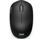 PORT CONNECT Wireless COLLECTION černá / bezdrátová myš / USB-A 2.4GHz dongle / 1600 DPI / 1x AA (900540-PC)
