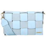 Nadčasová dámská koženková crossbody kabelka LB Melinda, modrá