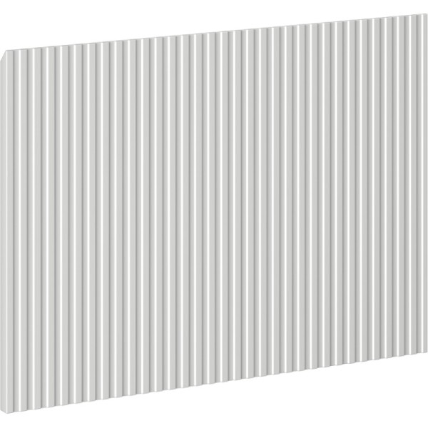 MEXEN - Rivel čelo pro koupelnovou skříňku reliéf 40 x 43,5, šedý mat 91A20-0400-470-1-62