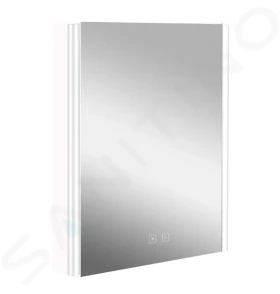 Kielle Arkas I - Zrcadlová skříňka s LED osvětlením, vyhříváním a USB portem, 55x70x13 cm, bílá 50111610