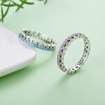 ELENYS Royal Fashion prsten Korunka Blue Velikost: 7 (EU: 54-56)
