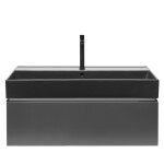 Koupelnová skříňka s umyvadlem SAT Feel 100x30x46 cm antracit SATFEEL100ANTU3B SATFEEL100ANTU3B