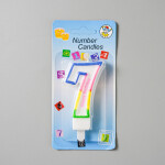 Dortová svíčka duhová č.7