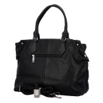 Krásná prostorná dámská kabelka Inez, hnědá