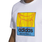 Pánské tričko adidas Chain Net Basketball Graphic Tee IC1861